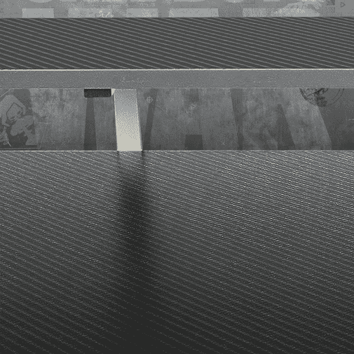 Sentry desk carbon fiber textured surface
