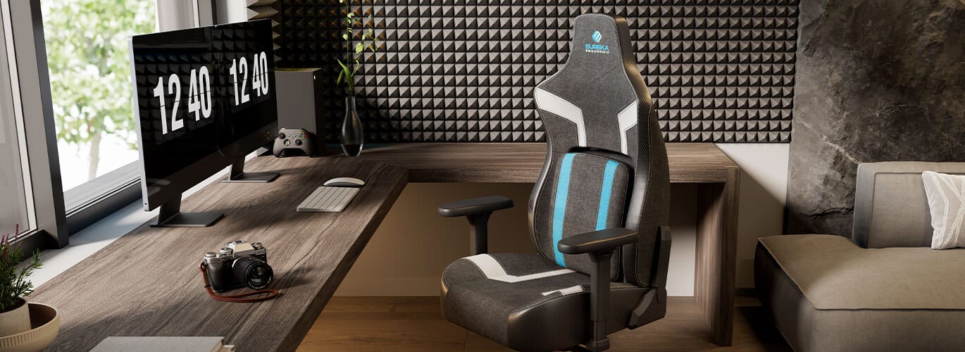 Python II, Ergonomic Chair, Blue